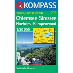 Kompass Karten, Chiemsee, Simssee, Hochries, Kampenwald