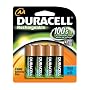 Duracell Rechargeable AA NiMH Batteries, MIGNON/HR6/DC1500, 8-Count Package (Pack of 2)