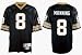 Archie Manning 1979 New Orleans Saints #8 Gridiron Classics Premier Throwback Reebok NFL Football Je