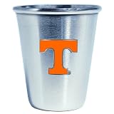 Bergamot Tennessee Volunteers 'Power T' Stainless Steel Shot Glass Set of 4