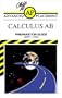 CliffsAP Calculus AB Examination Preparation Guide