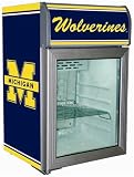 FC-1200MIC Glas Door Refrigerator - Michigan Wolverines