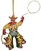 Green Rodeo Round-Up Western Cowboy Christmas Ornament