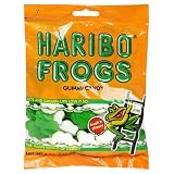 Haribo Gummi Candy, Frogs, 5-Ounce Bags (Pack of 12)