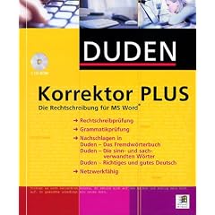 Duden Korrektor plus. CD- ROM f�r Wordversionen ab Office97