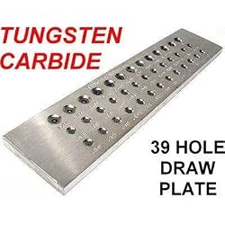 DRAWPLATE 39 Hole TUNGSTEN CARBIDE steel