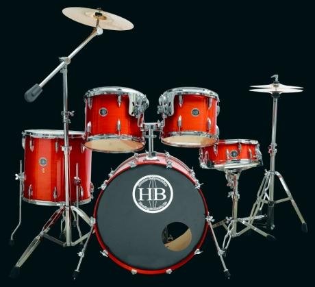HB Drums Duke Series 5 Lacquer Tour Drum Set