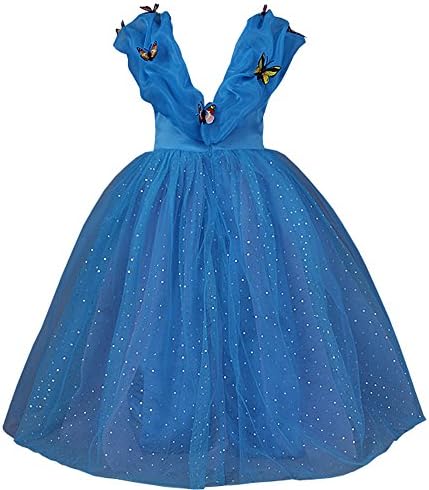 Newest 2015 Cindy Mid-Calf Ball Dress Costume for Kids Girls 3-7 Years (5)
