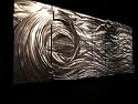 Modern Wall Art. Handsanded finish with contemporary metal wall decor!