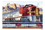 Canvas Print, Santa Fe Locomotive 42 x 28 ..Buy This 519BJ6VC3KL. SL160 Canvas Print, Santa Fe Locomotive 42 x 28 ..Buy This
