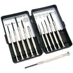 11 Slotted Precision Screwdrivers Phillips Watch Tools