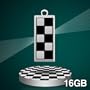 USB Flash Drive Chess Black 16gb Memory Card