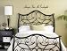 ALWAYS KISS ME GOODNIGHT Vinyl wall quotes love sayings home art decor decals