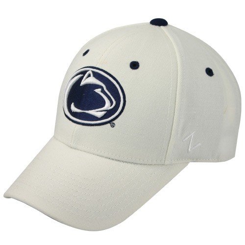 Zephyr Penn State Nittany Lions White DHS Fitted Hat