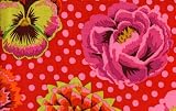 By the Yard Kaffe Fassett BIG BLOOMS Red GP91 Fabric