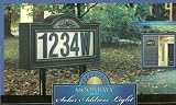 Signs: Moonrays Solar Address Light with Double-sided