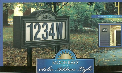 Childrens Toyshop  Tools & Hardware : Moonrays Solar Address Light with Double-sided