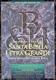 Santa Biblia/ Holy Bible: Reina-Valera Revisada 1960, Burgundy, Bonded Leather, Letra Grande Con Referencias/Giant Print Reference Bible