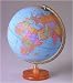 Office Products : 12" Newman Blue Oceans Globe in Semi-Meridian