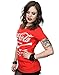 Coca Cola Women's Drink 1886 Roll Sleeve T-Shirt X-Large Red