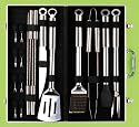 18 Piece Stainless Steel BBQ Tool Set