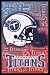 Tennessee Titans (Helmet Logo) Sports White Wood-Mounted Poster Print - 24