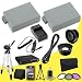 Canon EOS Rebel T4i 18 MP CMOS Digital SLR Camera Two LP-E8 Lithium Ion Replacement Battery 1500 mAh w/External Rapid Charger + 3 Piece Filter Kit + Wide Angle Lens + 2x Telephoto Lens + Mini HDMI Cable + Full Size Tripod + SDHC Card USB Reader + Memory Card Wallet + Deluxe Starter Kit Bundle DavisMAX T4i Accessory Kit