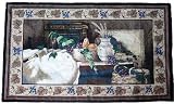 Grapes Basket Wall Tapestry (47 in. x 28 in.)