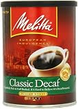 Melitta Classic Decaffeinated, Medium Roast Ground Coffee, 10.5-Ounce Cans (Pack of 4)