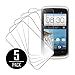 ZTE Radiant / Sonata 4G Screen Protector Cover, MPERO Collection 5 Pack of Clear Screen Protectors for ZTE Radiant / Sonata 4G Z740