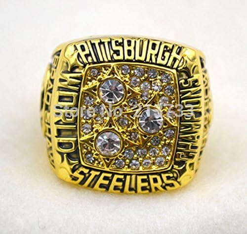 GLucky Jew: 197 Pittsburgh Steelers Ring Basketball Championship Ring for men Sport ring 1 piece
