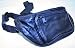 New Black Premium Leather Travel Fanny Pack -Waist Pack