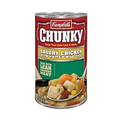Campbell's Chunky Savory Chicken With White and Wild Rice, 18.8-Ounce Cans (Pack of 12)