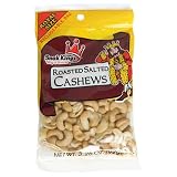 Snak King Cashews, Roasted Salted, 3.25-Ounce Bags (Pack of 24)