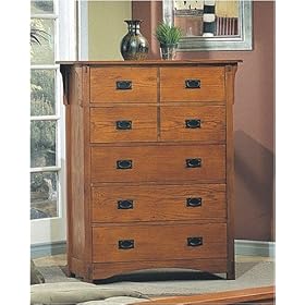 Mission Style Dresser Storage Bedroom