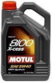 Motul 007250-4PK 8100 X-cess 5W-40 Synthetic Gasoline and Diesel Engine Oil - 5 Liter (Case Case of 4)