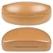 Sunglass Case Hard Shell | Large Eye Glasses Case For Men And Women | Protective Holder for Eyewear | Fits Most Eyeglasses | Light Brown