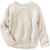 オシュコシュ OSHKOSH/ スパークル プルオーバー セーター アイボリー トップスニット 8歳【並行輸入】