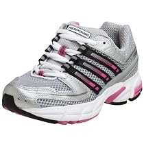 adidas Little Kid/Big Kid Response Cushion Running Shoe,Grey/Pink/Black,12 M US Little Kid