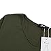 Creti Women Fashion Crew Neck Long Sleeve Loose T Shirt Tunic Dress, X-Large, Green