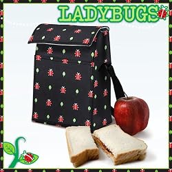 Cute Ladybugs Lunch Cooler Bag Insulated NO Lead Lead-Free safe Lunchbox