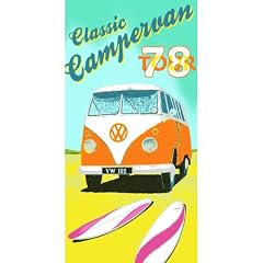 Biberna Strandlaken VW Classic Campervan 85x160 cm