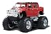 TORRO R/C Mini Monster Truck Hummer Auto 1:43 - ROT
