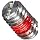 Jergens 11101 Stainless Steel Ball Plunger, Fine Thread, 303 Stainless Steel4-48 Thread, Without Locking Element