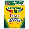 Crayola 10-Pack Fabric Markers