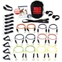 Bodylastics 27 pcs *MMA TRAINING (328 lbs.) Quick-Clip Resistance Bands System with 12 D.G.S. anti-snap exercise tubes, Heavy Duty components & DVD