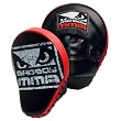 Bad Boy MMA Curved Focus Mitt (Pair) (Black, OSFA)
