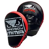 Bad Boy MMA Curved Focus Mitt (Pair) (Black, OSFA)