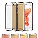iPhone 6s Case, iPhone 6 Case, E-JOY® Premium Ultra Slim [0.3mm] Lightweight TPU Soft Transparent Crystal Clear back panel + [Electroplate] Plating TPU bumper Case Cover Shell (Plating Claer/Black)