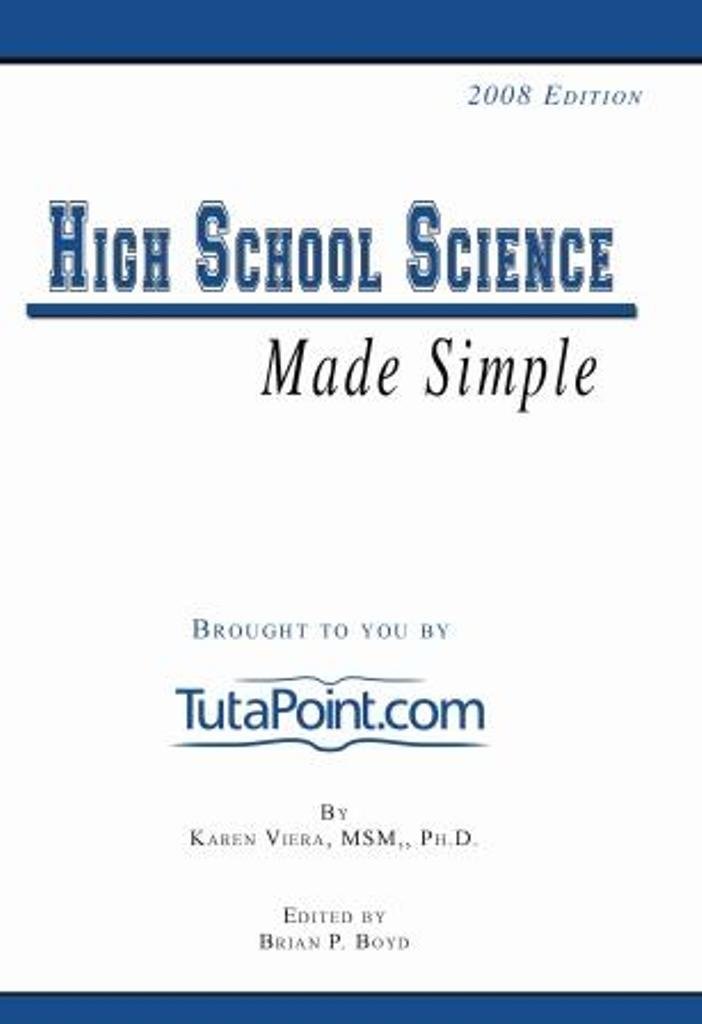 High School Science Made Simple (High School Made Simple Book 1) 1 ... High School Science Made Simple (High School Made Simple Book 1) 1 ...